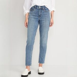 {Old Navy} "High Rise O. G. Straight Ankle" Tall Tapered Cigarette Denim Jeans